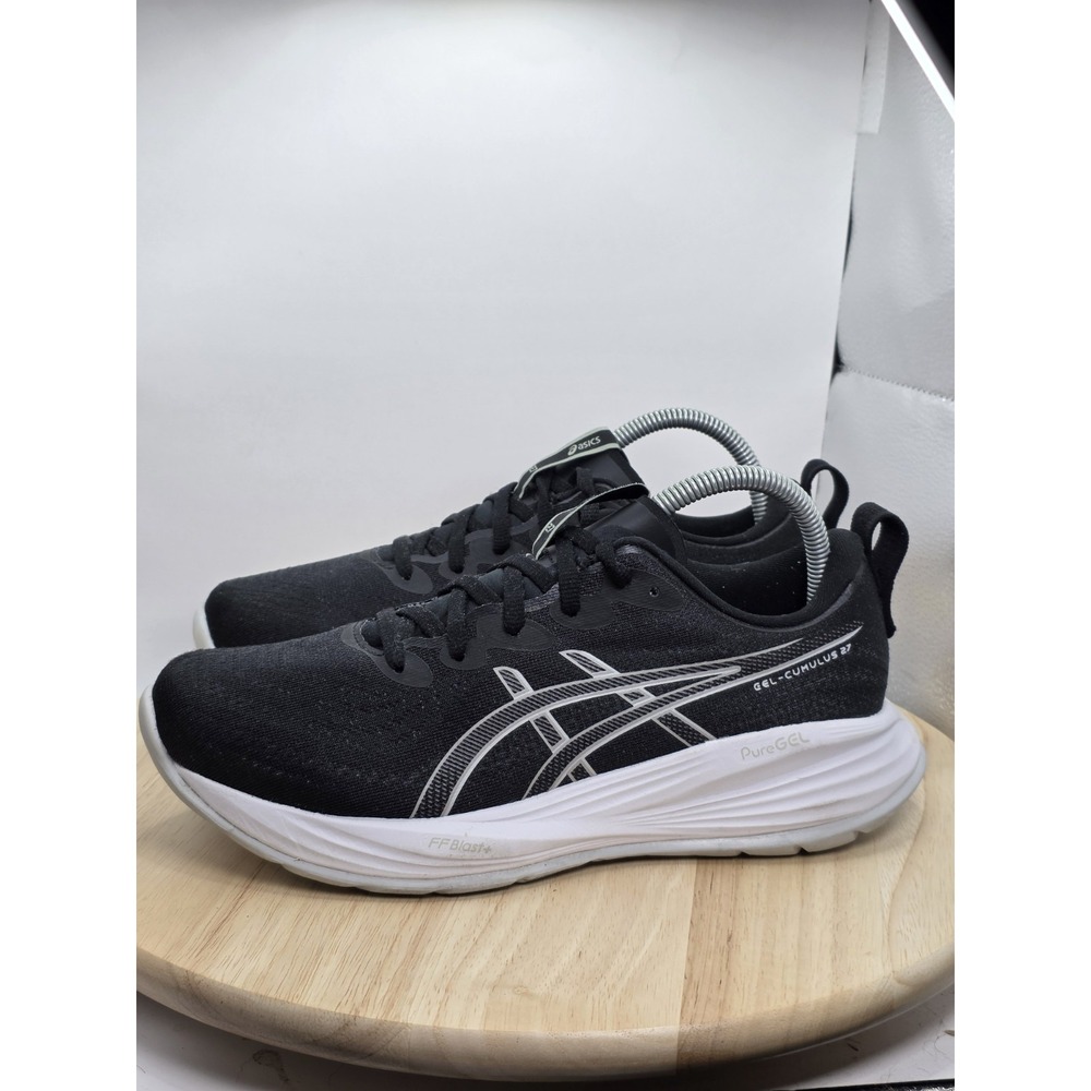 Womens Size 9 - ASICS Gel-Cumulus 27 Black Concrete Running Shoes 1012B772